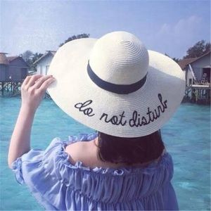 Floppy Summer Wide Brim Straw Hat